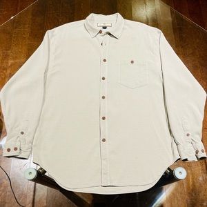 Tommy Bahama 100% Silk Button Down Long Sleeve Shirt